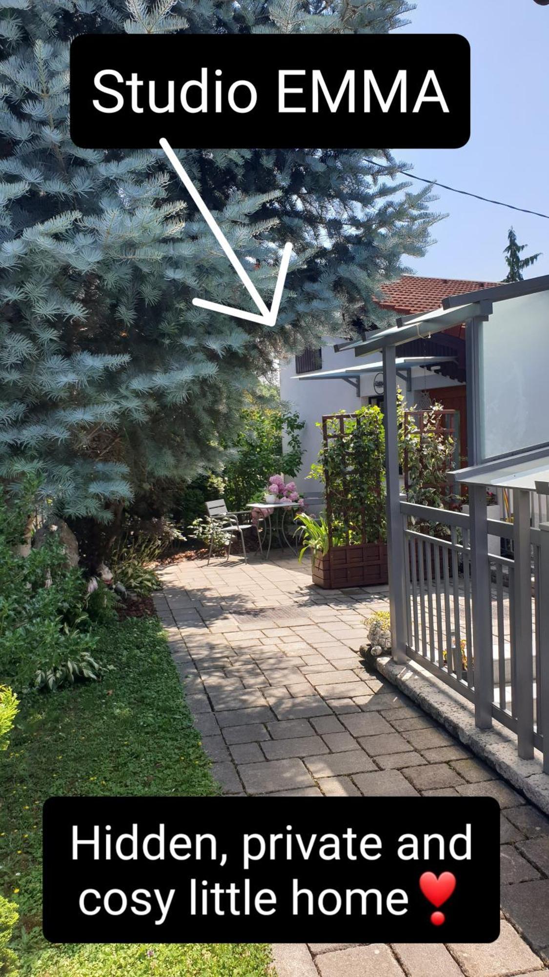 Studio Emma Ljubljana - Free Parking, Ac, Wifi ภายนอก รูปภาพ